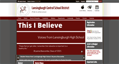 Desktop Screenshot of lansingburgh.org