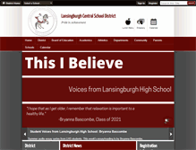 Tablet Screenshot of lansingburgh.org